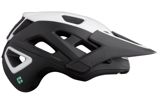 LAZER Unisex MTB Jackal KinetiCore Helm matte white black