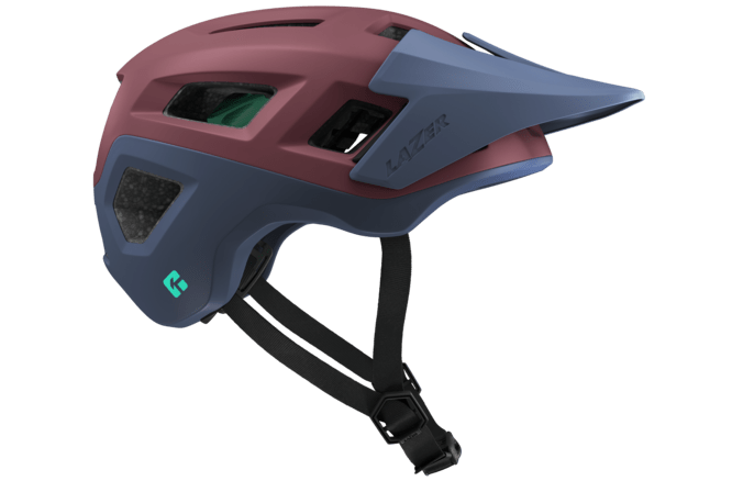 LAZER Unisex MTB Coyote KinetiCore Helm cosmic berry blue