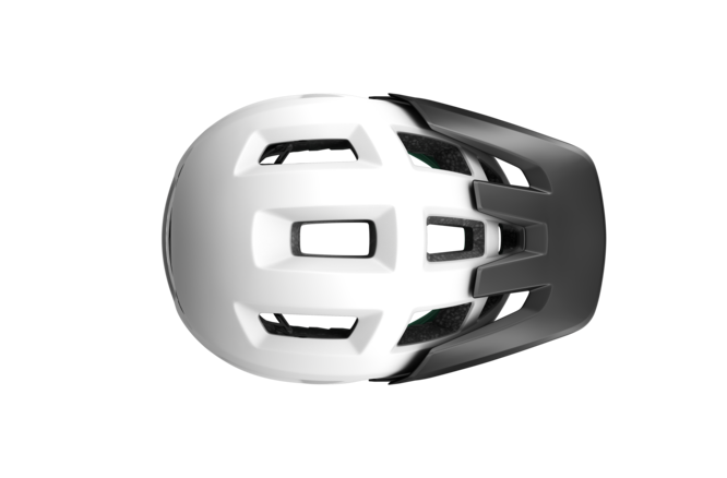 LAZER Unisex MTB Coyote KinetiCore Helm white black