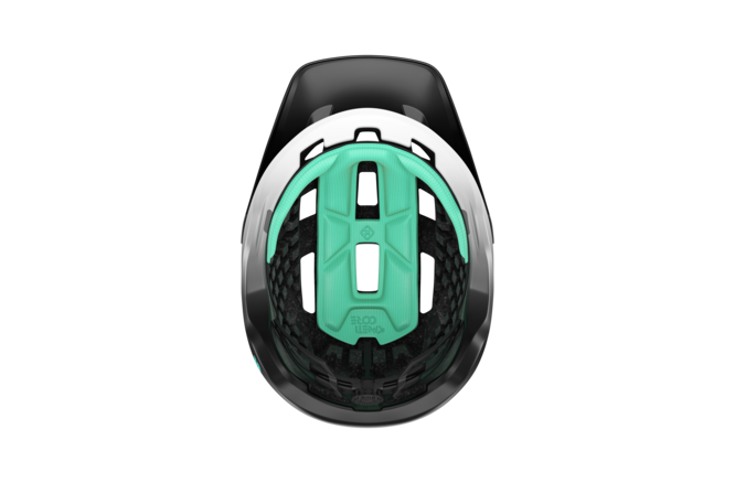 LAZER Unisex MTB Coyote KinetiCore Helm white black