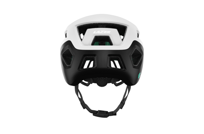 LAZER Unisex MTB Coyote KinetiCore Helm white black