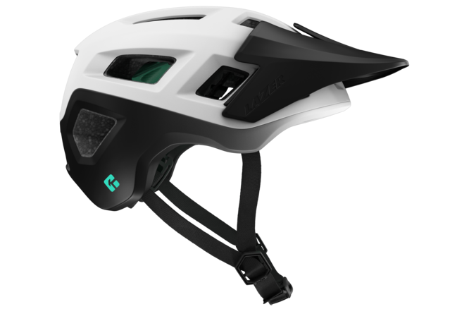 LAZER Unisex MTB Coyote KinetiCore Helm white black