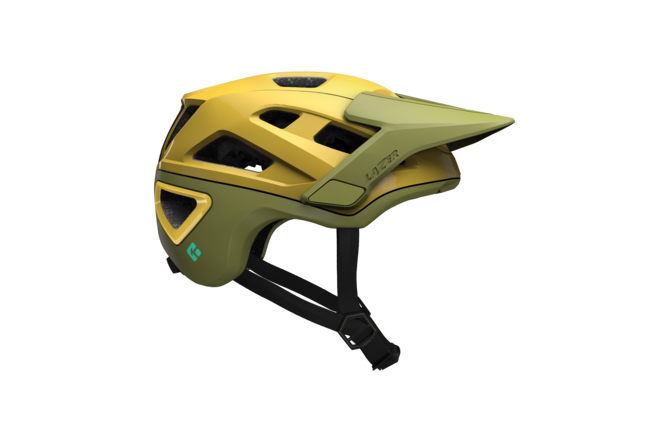 LAZER Unisex MTB Jackal KinetiCore Helm gold green