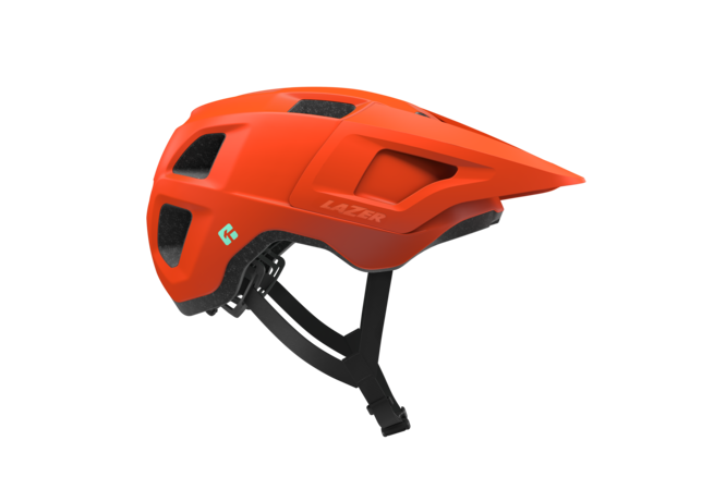 LAZER Unisex MTB Lupo KinetiCore Helm matte flash orange
