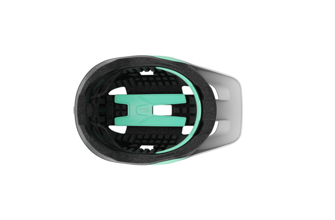 LAZER Unisex MTB Finch KinetiCore Helm matte white mint