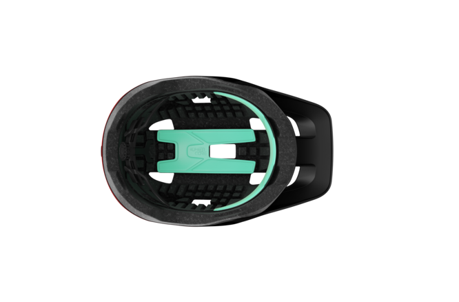 LAZER Unisex MTB Finch KinetiCore Helm metallic red