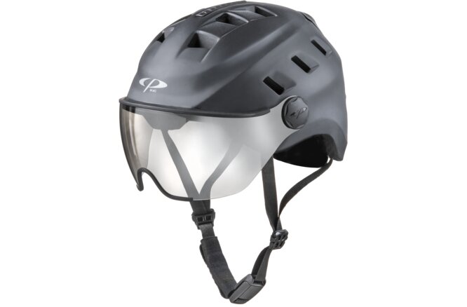 CP Bike CHIMO Helmet visor clear black matt