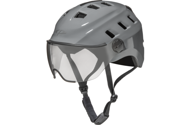 CP Bike CHIMO Helmet visor clear grey shiny