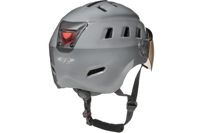 CP Bike CHIMO Helmet visor clear grey shiny