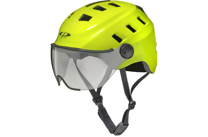 CP Bike CHIMO Helmet visor clear fluo yellow shiny