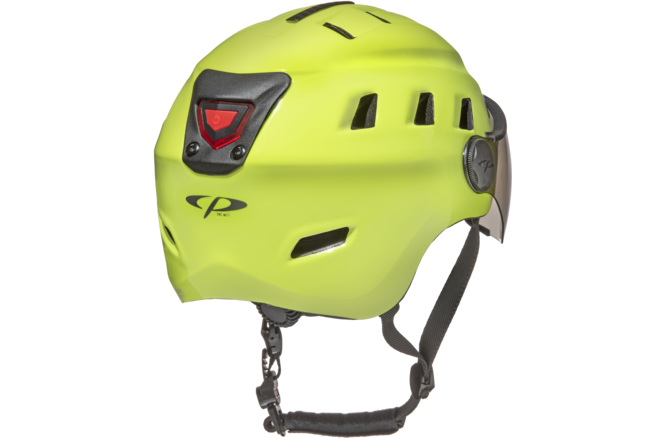 CP Bike CHIMO Helmet visor clear fluo yellow shiny
