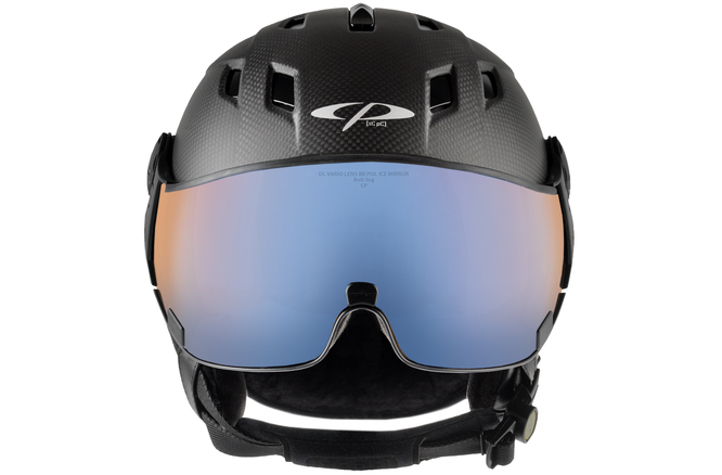CP Ski CORAO+ Carbon Helmet carbon soft touch/black soft touch... / Visor Nr.26
