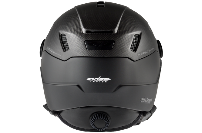 CP Ski CORAO+ Carbon Helmet carbon soft touch/black soft touch... / Visor Nr.26