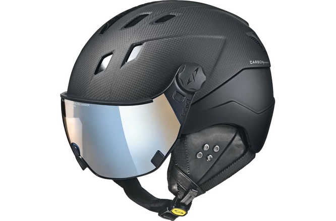 CP Ski CORAO+ Carbon Helmet carbon soft touch/black soft touch... / Visor Nr.26
