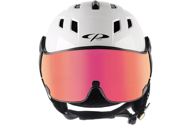 CP Ski CORAO+ Helmet white shiny / Visor Nr.28