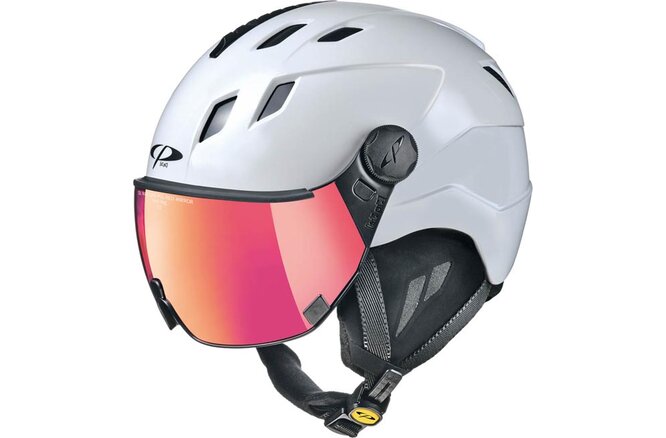 CP Ski CORAO+ Helmet white shiny / Visor Nr.28