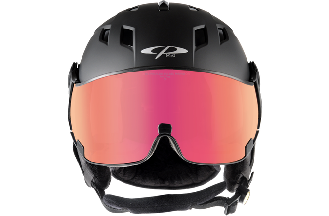 CP Ski CORAO+ Helmet black soft touch / Visor Nr.28