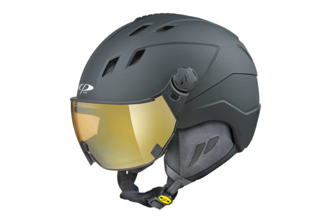 CP Ski CORAO+ Helmet black soft touch / Visor Nr.30