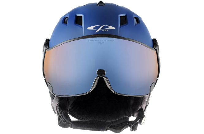 CP Ski CORAO+ Helmet maritime blue soft touch / Visor Nr.26