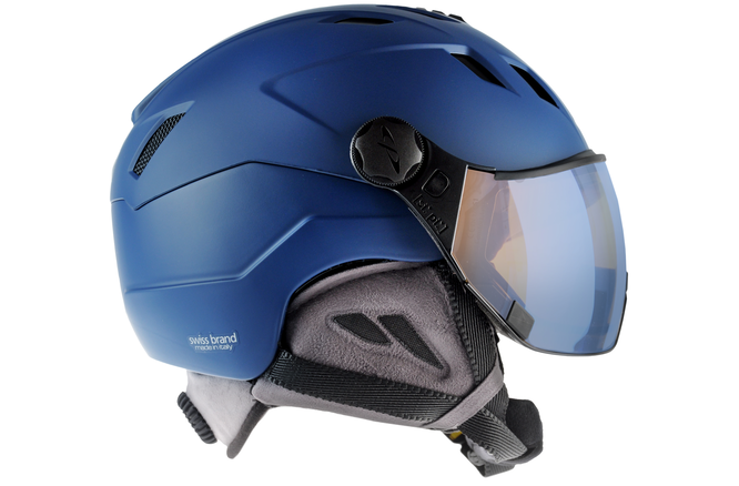 CP Ski CORAO+ Helmet maritime blue soft touch / Visor Nr.26