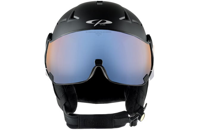 CP Ski Women COYA+ Helmet black soft touch / Visor Nr.26