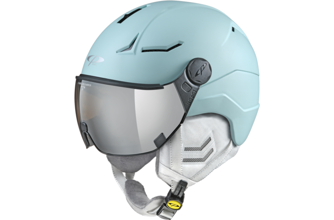 CP Ski Women COYA+ Helmet glacier soft touch / Visor Nr.23