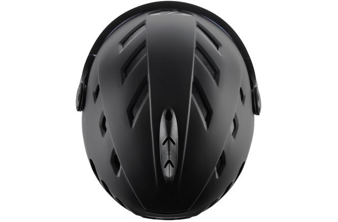 CP Ski CAMURAI Helmet black soft touch/black soft touch / Visor Nr.28