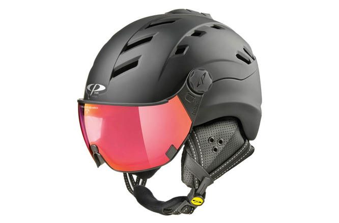 CP Ski CAMURAI Helmet black soft touch/black soft touch / Visor Nr.28