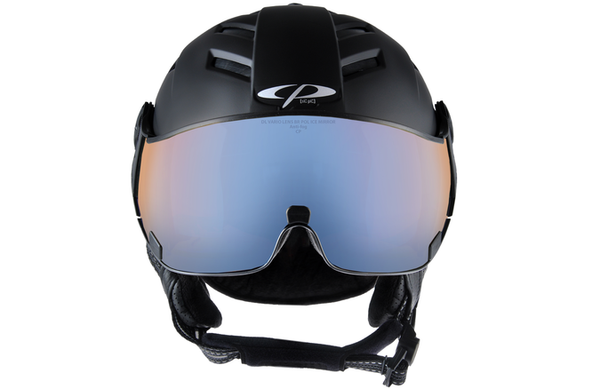 CP Ski CAMURAI Helmet black soft touch/black soft touch / Visor Nr. 16