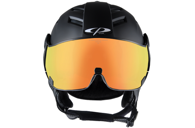 CP Ski CAMURAI Helmet black soft touch/black soft touch / Visor Nr. 27