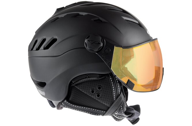 CP Ski CAMURAI Helmet black soft touch/black soft touch / Visor Nr. 27