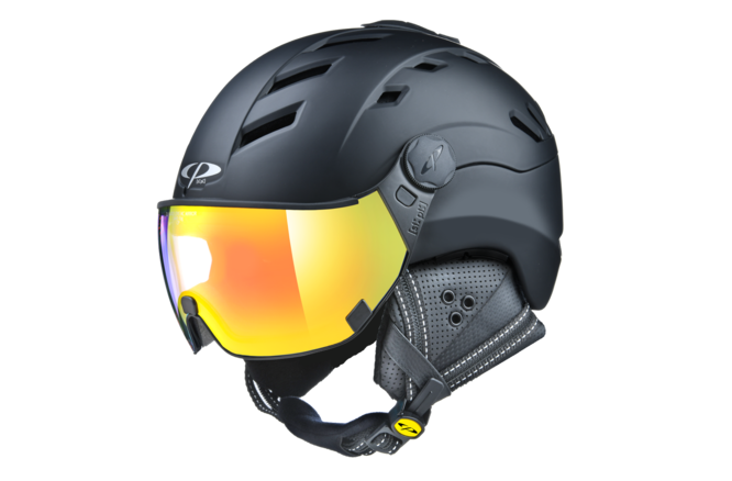 CP Ski CAMURAI Helmet black soft touch/black soft touch / Visor Nr. 27