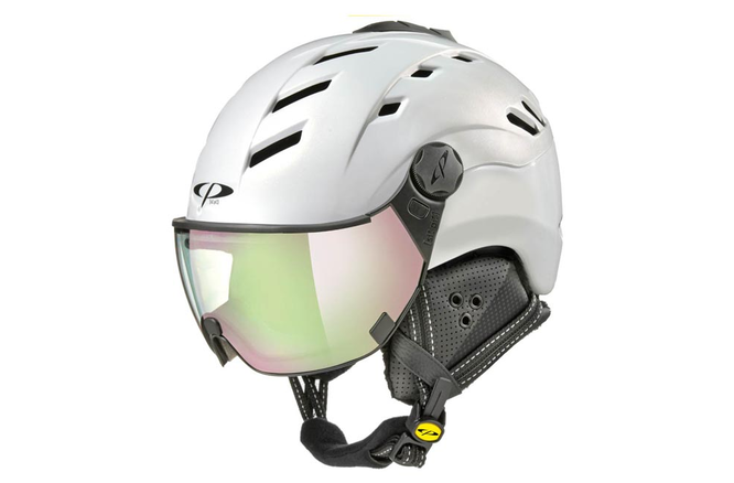 CP Ski CAMURAI Helmet pearlwhite shiny/white shiny / Visor Nr. 29