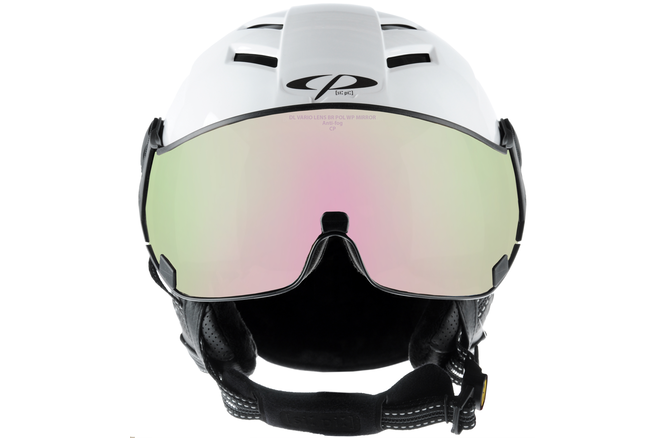 CP Ski CAMURAI Helmet pearlwhite shiny/white shiny / Visor Nr. 29