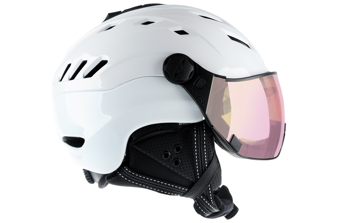 CP Ski CAMURAI Helmet pearlwhite shiny/white shiny / Visor Nr. 29