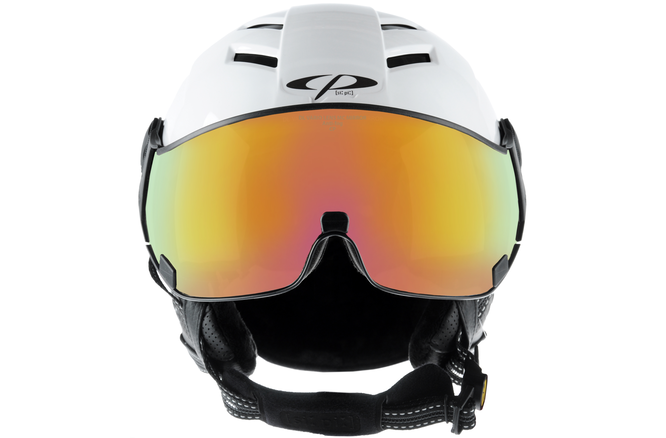 CP Ski CAMURAI Helmet pearlwhite shiny/white shiny / Visor Nr.27