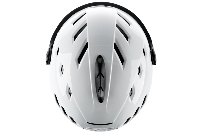 CP Ski CAMURAI Helmet pearlwhite shiny/white shiny / Visor Nr.27