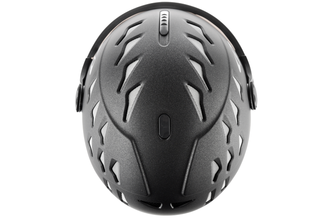 CP Ski CUMA Cashmere Helmet sparkling graphite soft touch /... Visor Nr.13