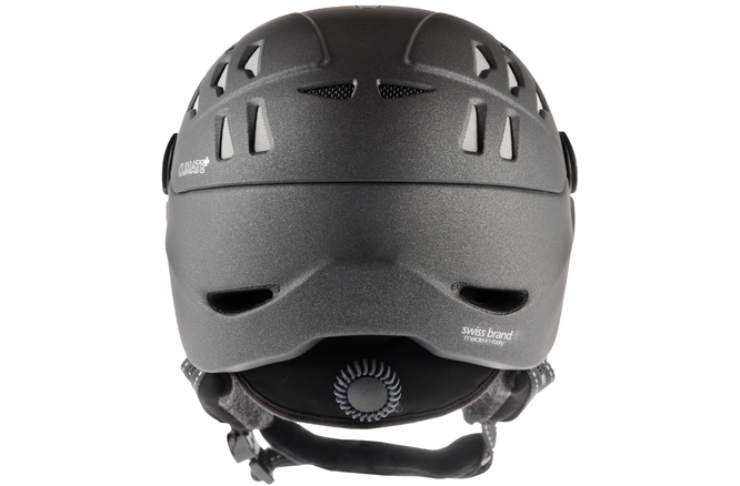 CP Ski CUMA Cashmere Helmet sparkling graphite soft touch /... Visor Nr.13