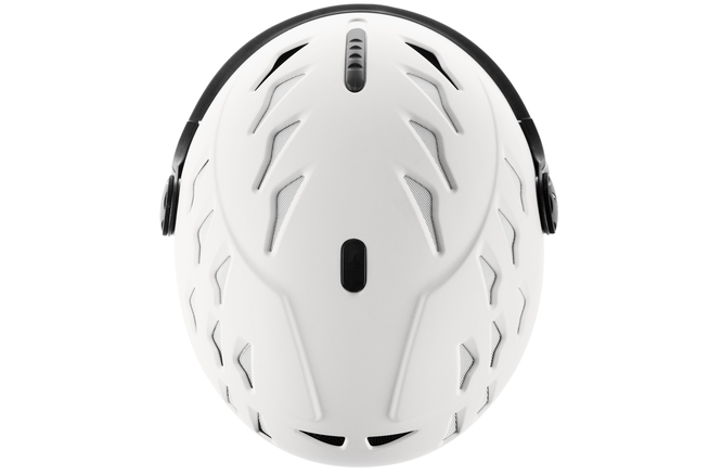 CP Ski CUMA Cashmere Helmet snowwhite soft touch / Visor Nr.23