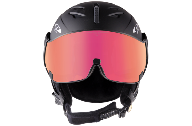 CP Ski CUMA Helmet black soft touch/black soft touch / Visor Nr.28