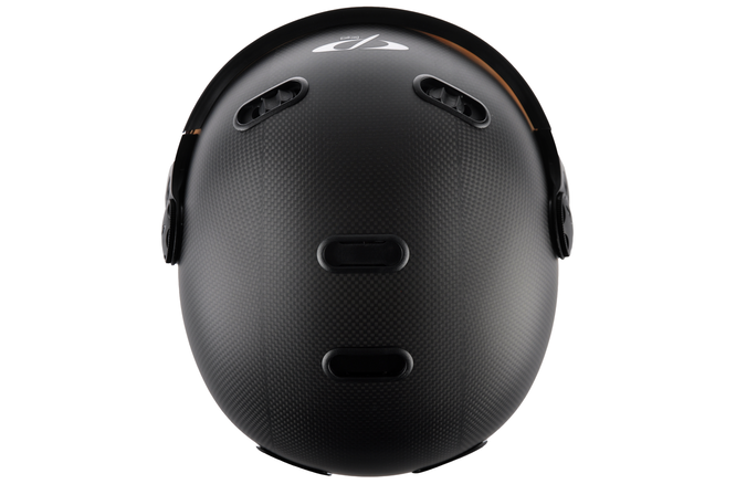 CP Ski CARACHILLO Carbon Helmet black carbon soft touch/black /... Visor Nr.26