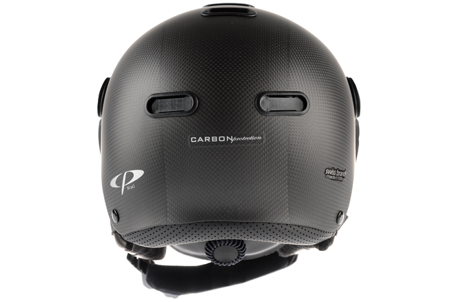 CP Ski CARACHILLO Carbon Helmet black carbon soft touch/black /... Visor Nr.26