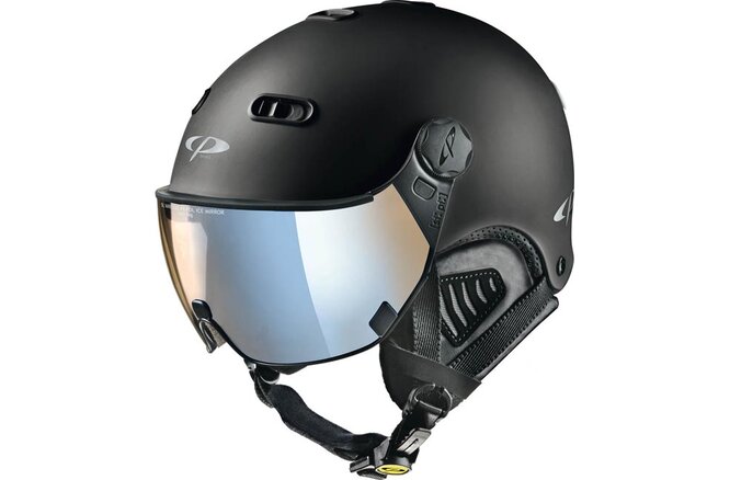 CP Ski CARACHILLO Helmet black soft touch / Visor Nr.26