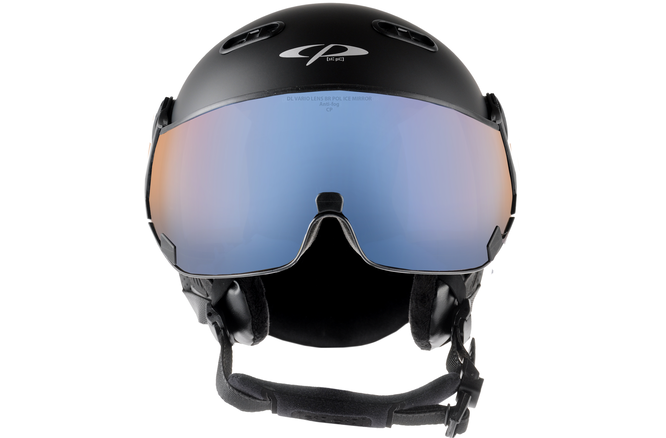 CP Ski CARACHILLO Helmet black soft touch / Visor Nr.26