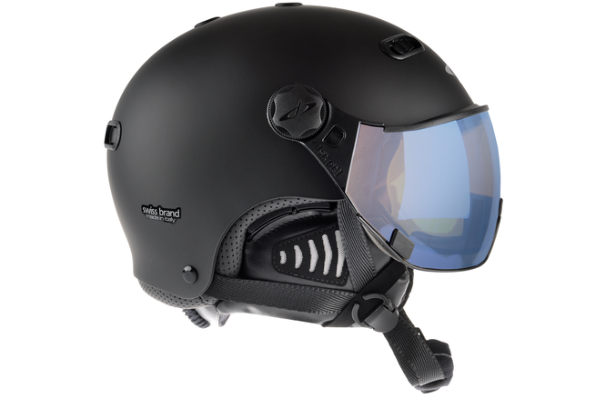 CP Ski CARACHILLO Helmet black soft touch / Visor Nr.26