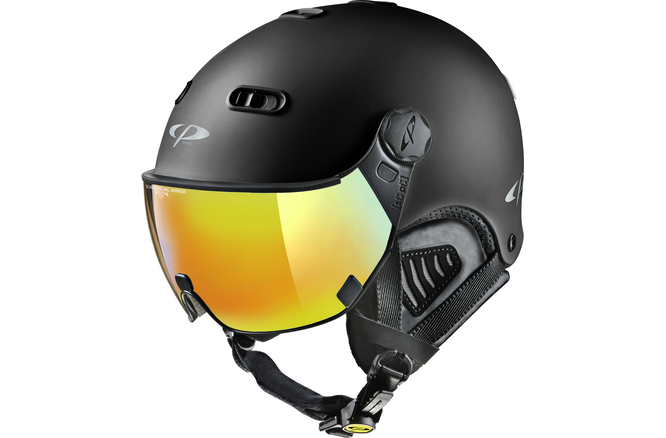 CP Ski CARACHILLO Helmet black soft touch / Visor Nr.27