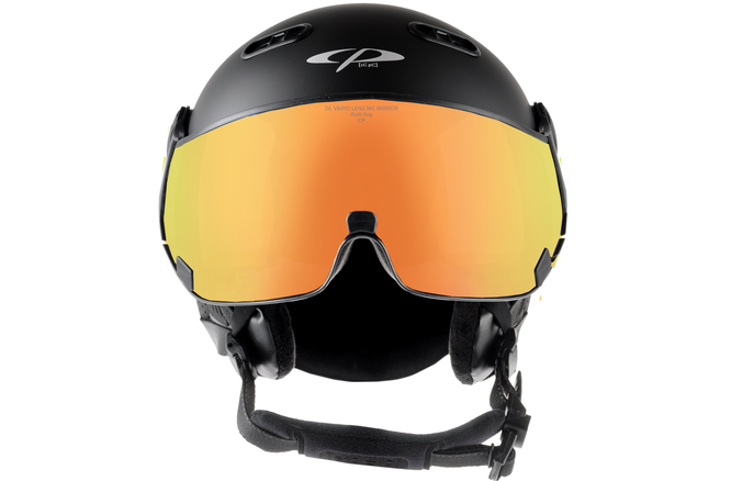 CP Ski CARACHILLO Helmet black soft touch / Visor Nr.27
