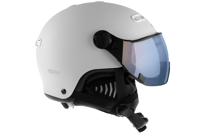 CP Ski CARACHILLO Helmet white soft touch / Visor Nr.26