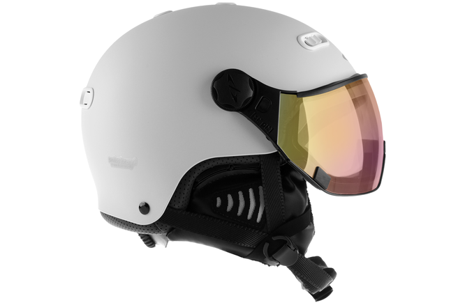 CP Ski CARACHILLO Helmet white soft touch / Visor Nr.27
